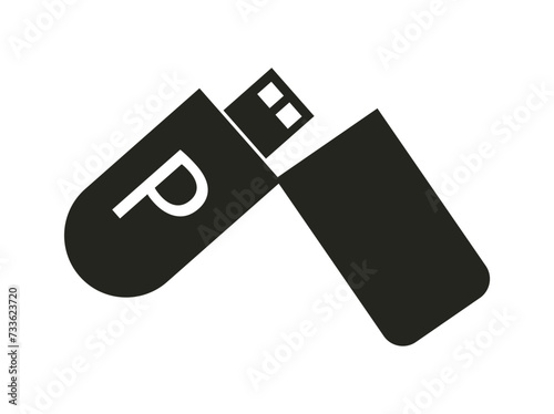 Portable USB flash drive offering convenient data storage and transfer, ideal for carrying files on-the-go with its compact design and plug-and-play functionality.