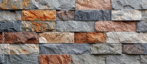 Stunning Architectural Decorative Granite Wall Texture Enhancing the Elegance of Architectural Design. photo