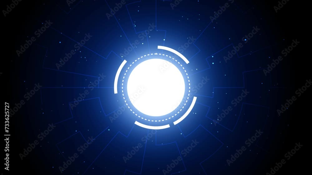 Blue Technology Circuit Communication Futuristic Background Motion Video Blue Technology Circuit Communication Futuristic Background Motion Video