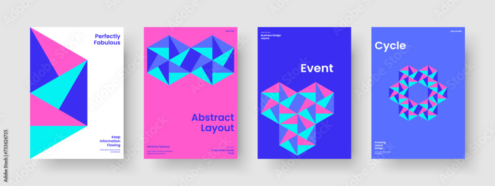Creative Flyer Template. Geometric Business Presentation Layout. Isolated Book Cover Design. Brochure. Background. Report. Banner. Poster. Journal. Handbill. Pamphlet. Newsletter. Notebook