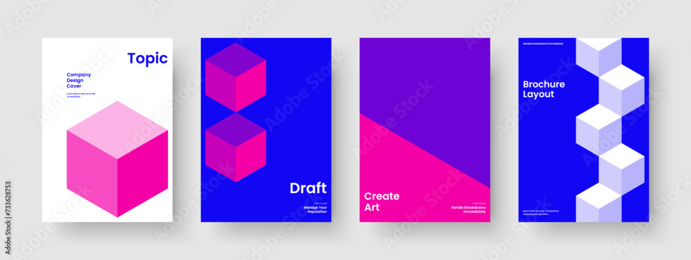 Isolated Book Cover Layout. Modern Report Design. Abstract Brochure Template. Poster. Business Presentation. Flyer. Banner. Background. Leaflet. Pamphlet. Catalog. Handbill. Portfolio