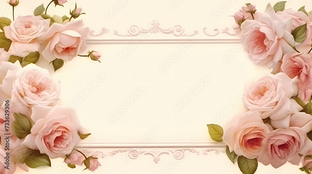 Women's Day or Mother's Day theme background, decorative flower background pattern