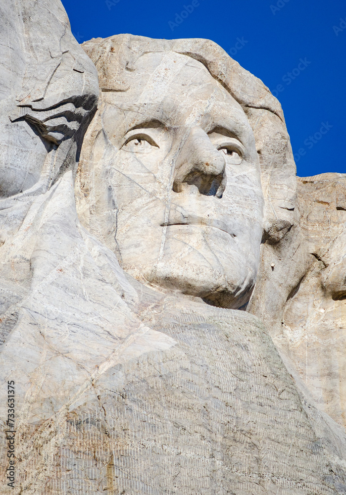 Mount Rushmore National Memorial, in the Black Hills of South Dakota