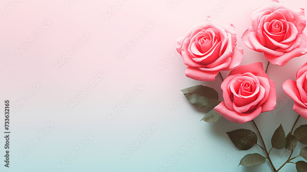 Women's Day, Valentine's Day, Mother's Day background concept, empty floral background with copy space Women's Day, Valentine's Day, Mother's Day background concept, empty floral background with copy space