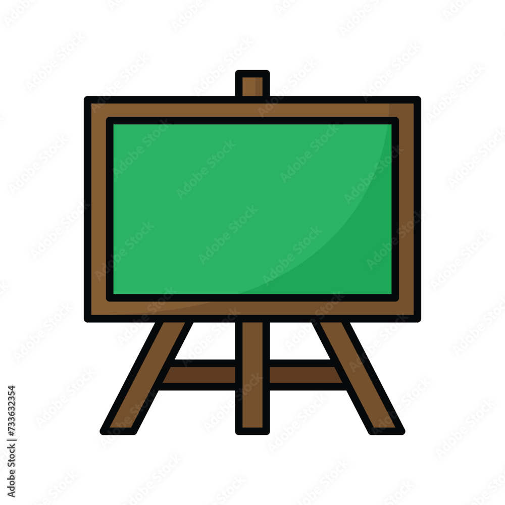 blackboard icon vector design template simple and clean