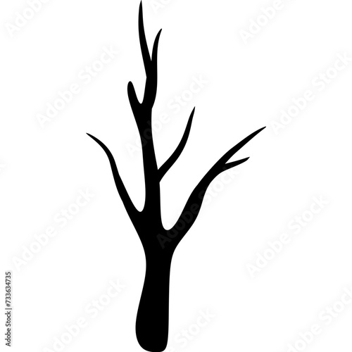 Dry Tree Silhouette