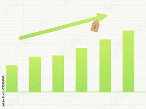 consumer price index increase inflation concept