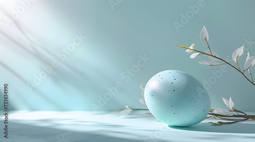 Easter Background with Copy Space