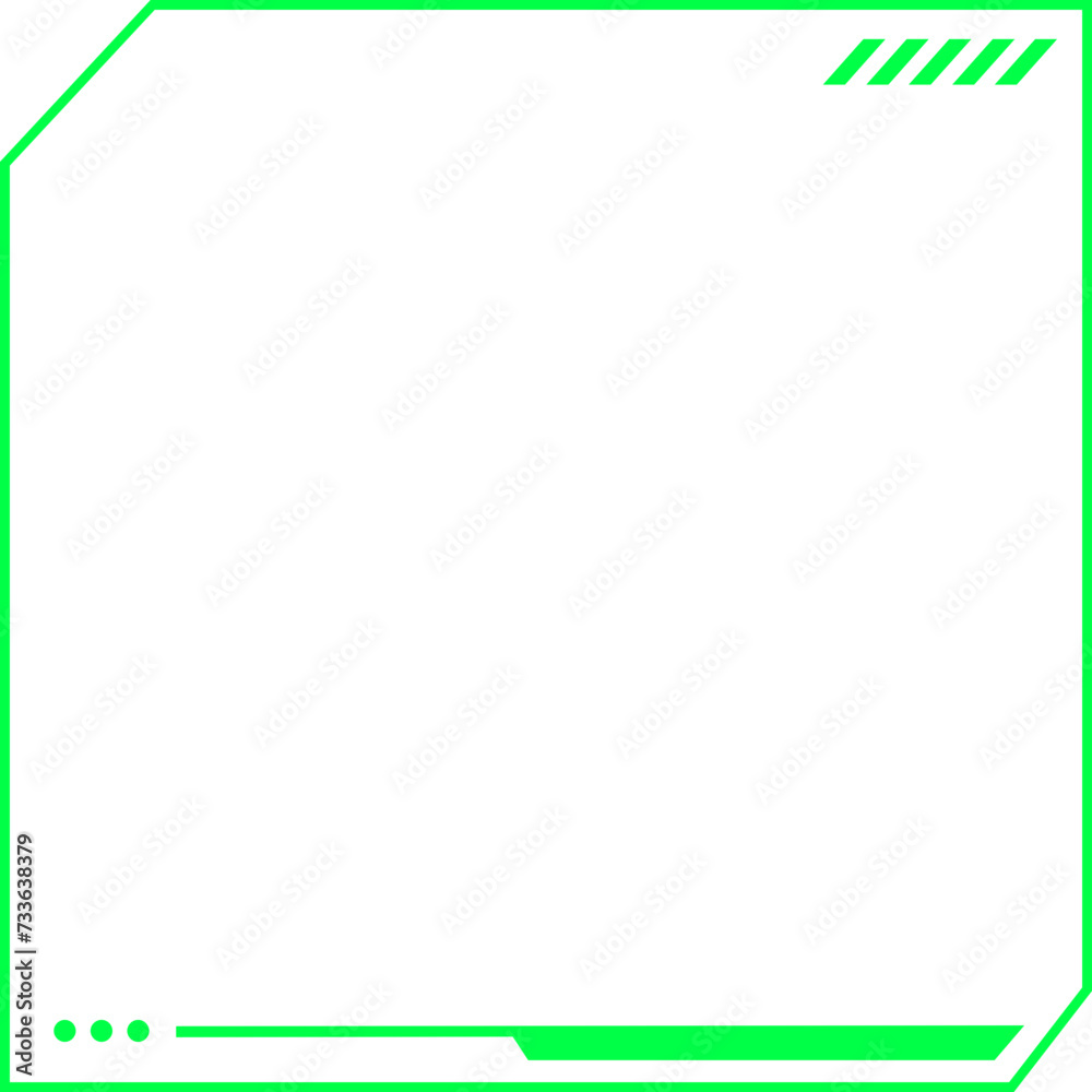 futuristic techno frame futuristic techno frame