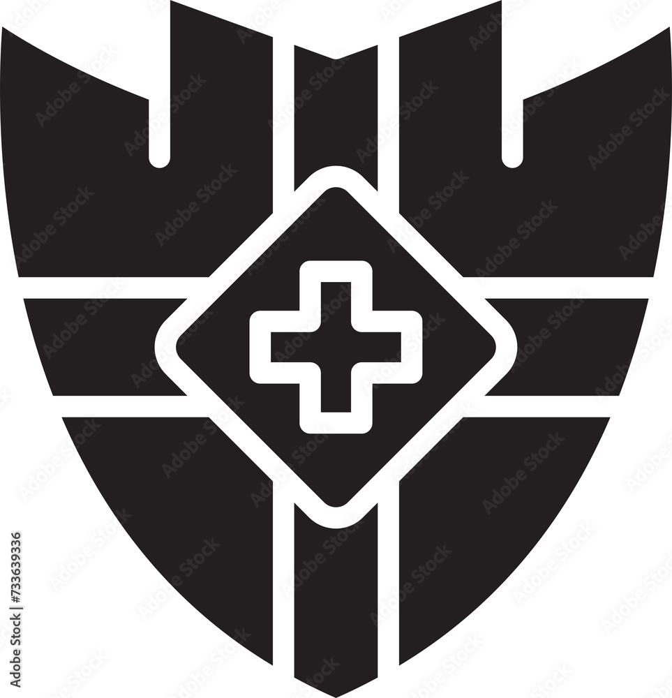 Obraz premium Shield Weapon Icon