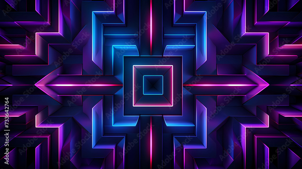 Topview of neon seamless background Topview of neon seamless background
