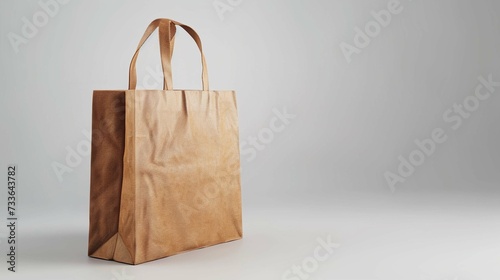 Shopping bag isolated on white background.