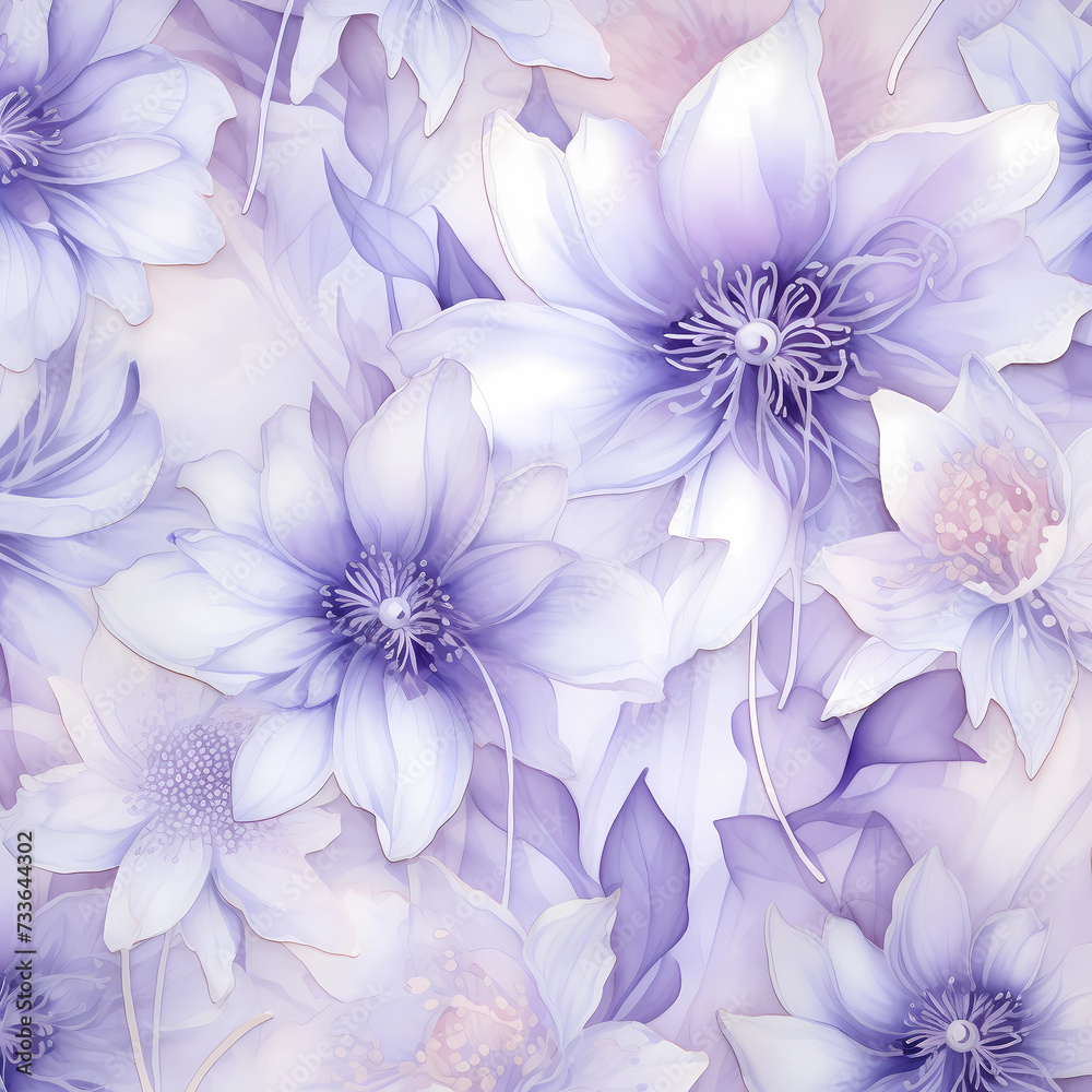 abstract lilac floral background