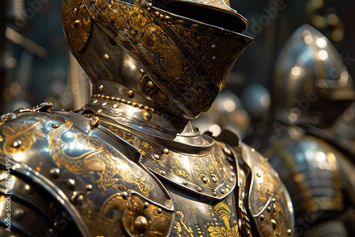 gold armour of a king