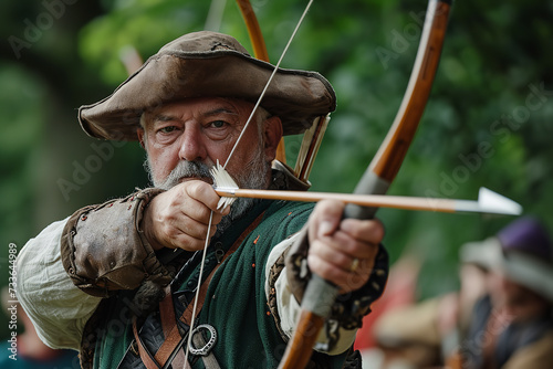  public demonstration of medieval weapons - featuring live reenactments and educational explanations.