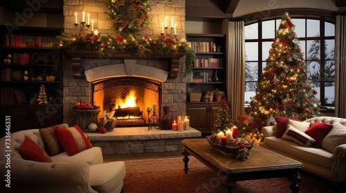 chic holiday home interior