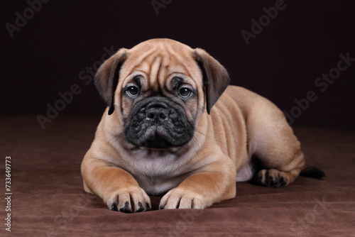 Cute little continental bulldog puppy © adyafoto