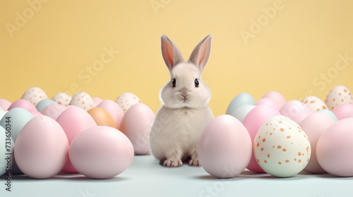 Bunny with easter egg