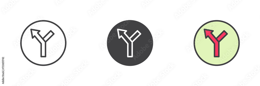 Navigation arrow different style icon set Navigation arrow different style icon set