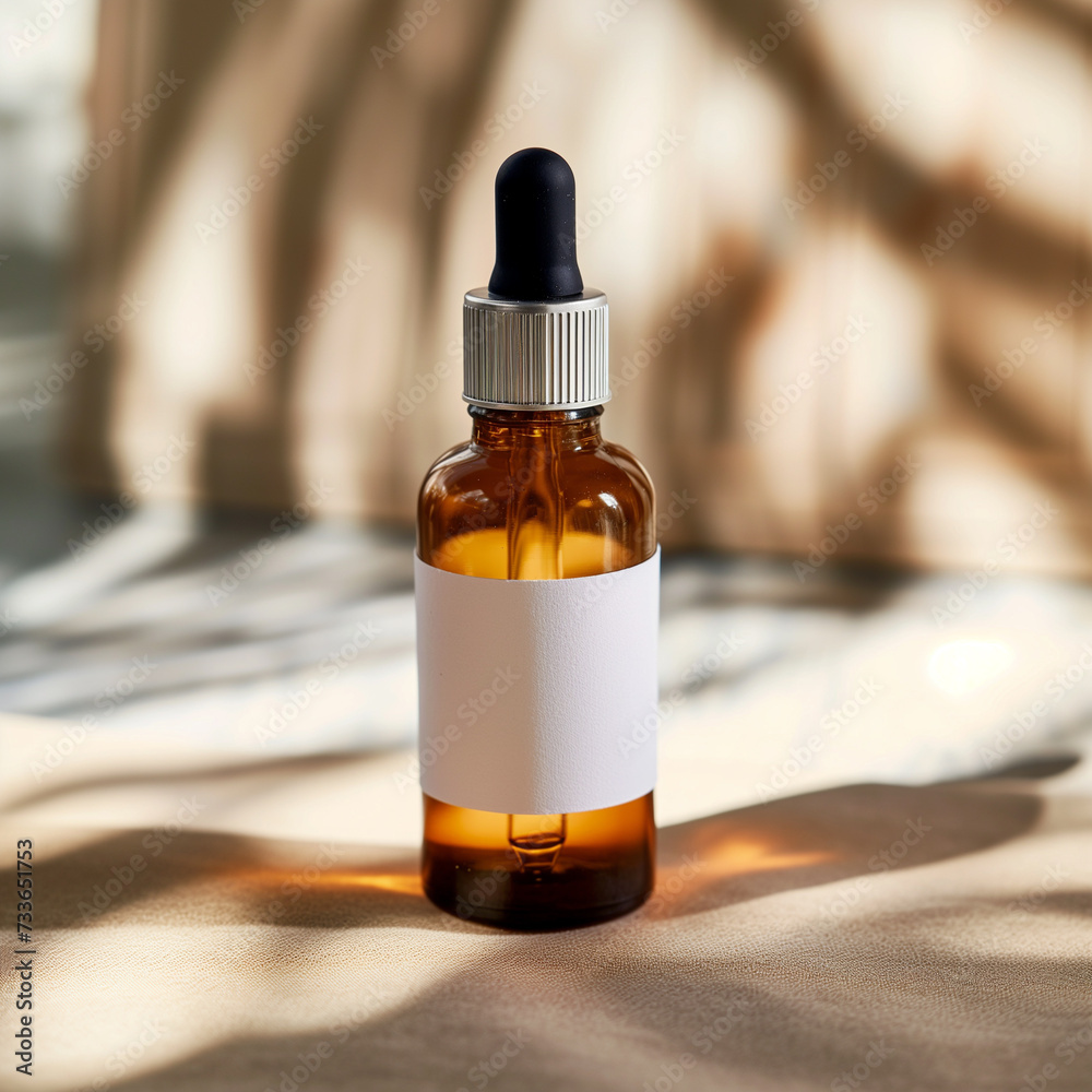 bottle of perfume with blank label mockup bottle of perfume with blank label mockup