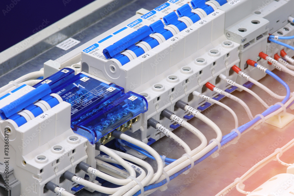 Electrical circuit breakers in load and overload protection are ...