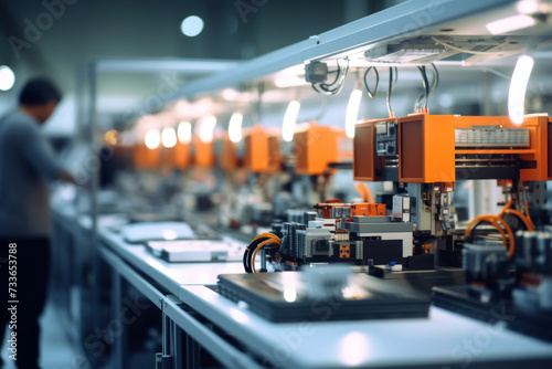 Close-Up of Electronic Equipment in a Room