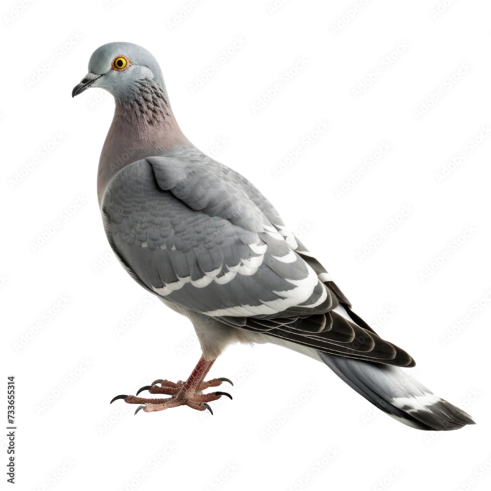Fototapeta premium Band-tailed Pigeon PNG Cutout, Generative AI