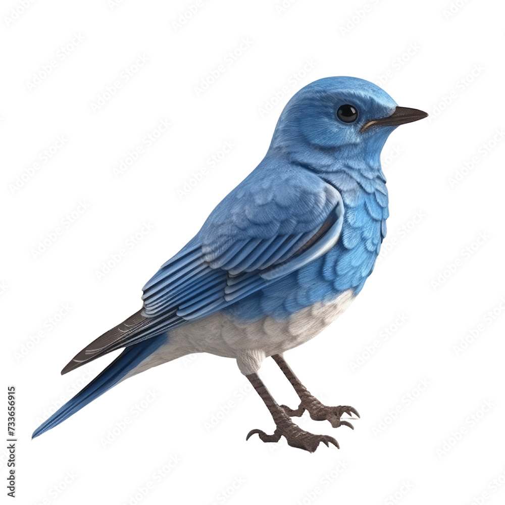 Fototapeta premium Bluebird PNG Cutout, Generative AI