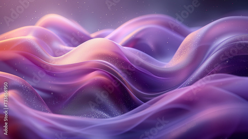 Beautiful Purple Tulle Waves Background
