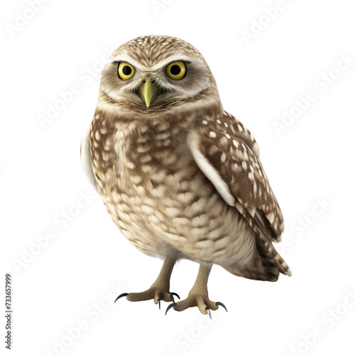 Burrowing Owl PNG Cutout, Generative AI © sulthan