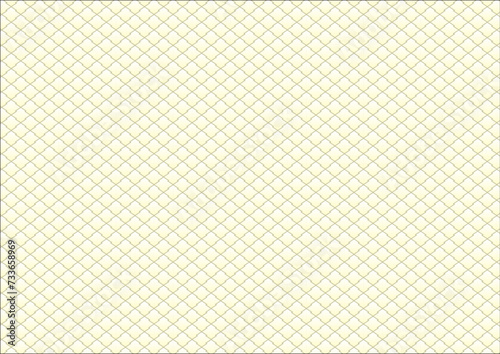 日本の伝統紋様 菱のシームレスパターン 黄