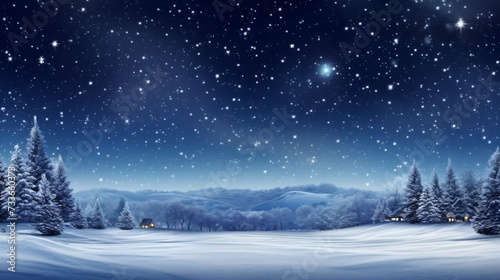 Christmas winter background