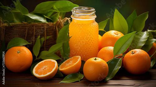 tangerine juice in a jar fresh tangerine juice