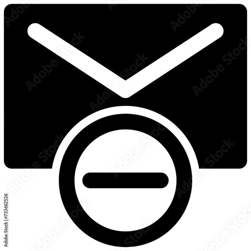 antispam vector glyph icon