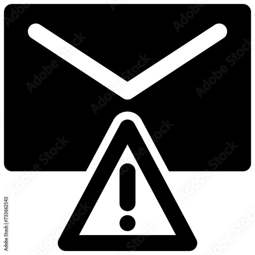 spam vector glyph icon