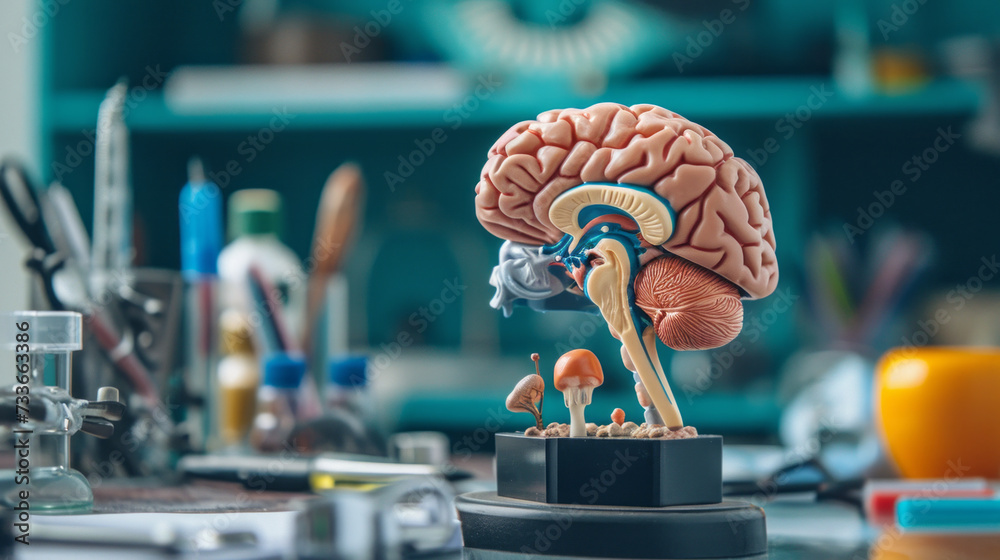 brain anatomy plastic science miniature models of human organs for ...