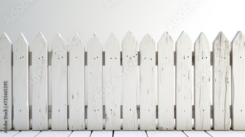 fence isolated on a white background