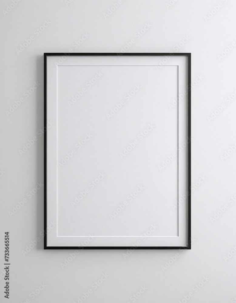 Empty frame on a wall mockup template blank picture frame Empty frame on a wall mockup template blank picture frame