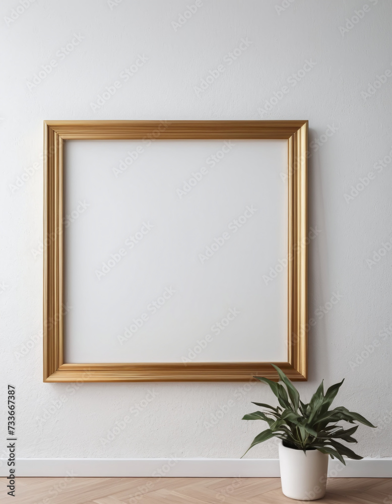 Empty frame on a wall mockup template blank picture frame Empty frame on a wall mockup template blank picture frame