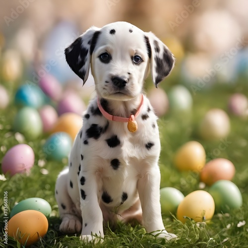 Easter Dalmatain Puppy photo