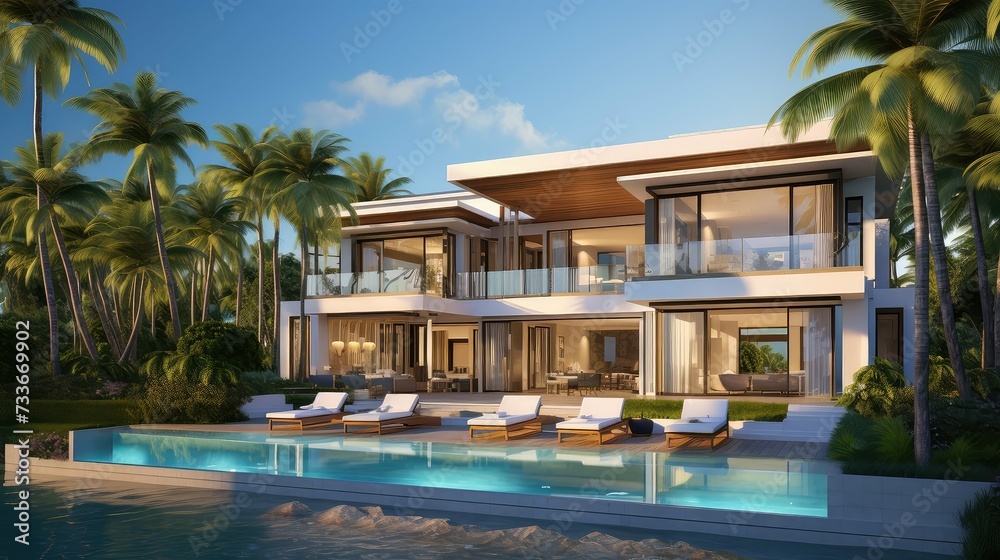 Fototapeta premium property real estate holiday