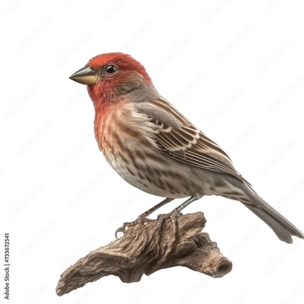 House Finch PNG Cutout, Generative AI