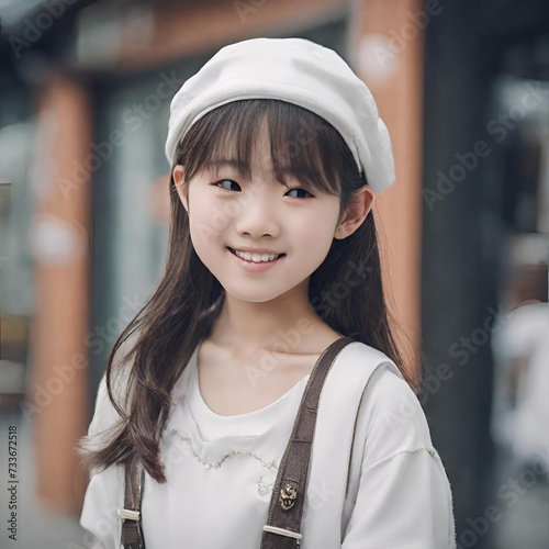Cute Asian Girl Background Very Cool
