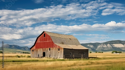 rustic montana barn
