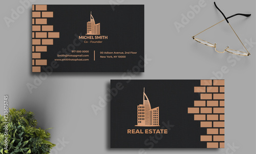 Business card design template