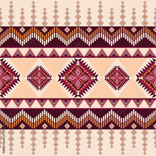 Native american pattern, Vector seamless decorative ethnic pattern. American indian motifs. Ethnic geometric pattern native american mexican navajo tribal motif.
Design for background,carpet,wallpaper