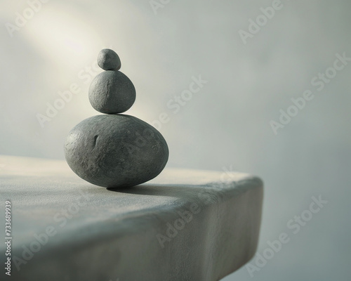 Sfondo rilassante. Zen. Equilibrio. photo