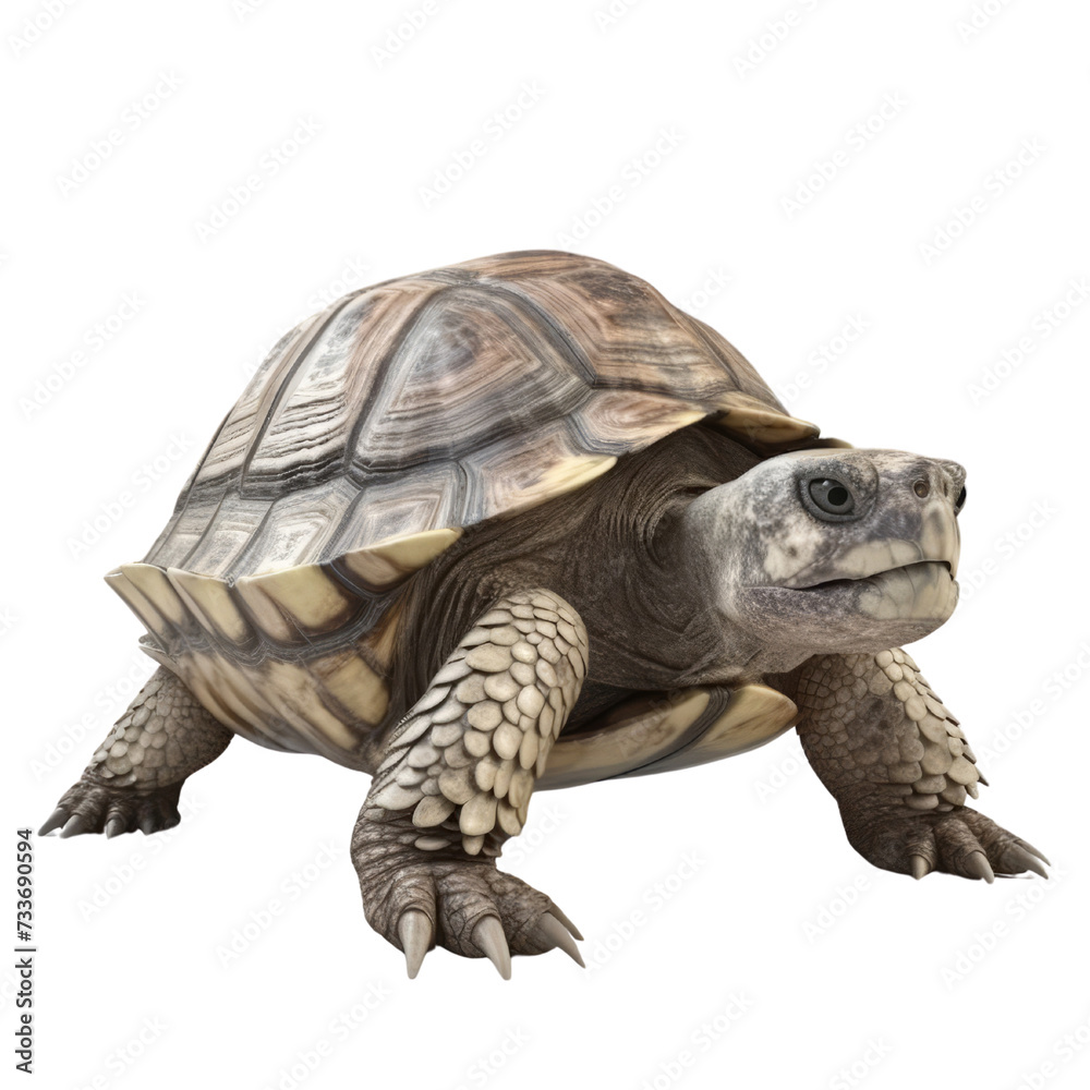 Obraz premium Desert Tortoise PNG Cutout, Generative AI