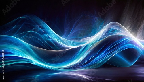 Light abstract Cool waves background Creative element