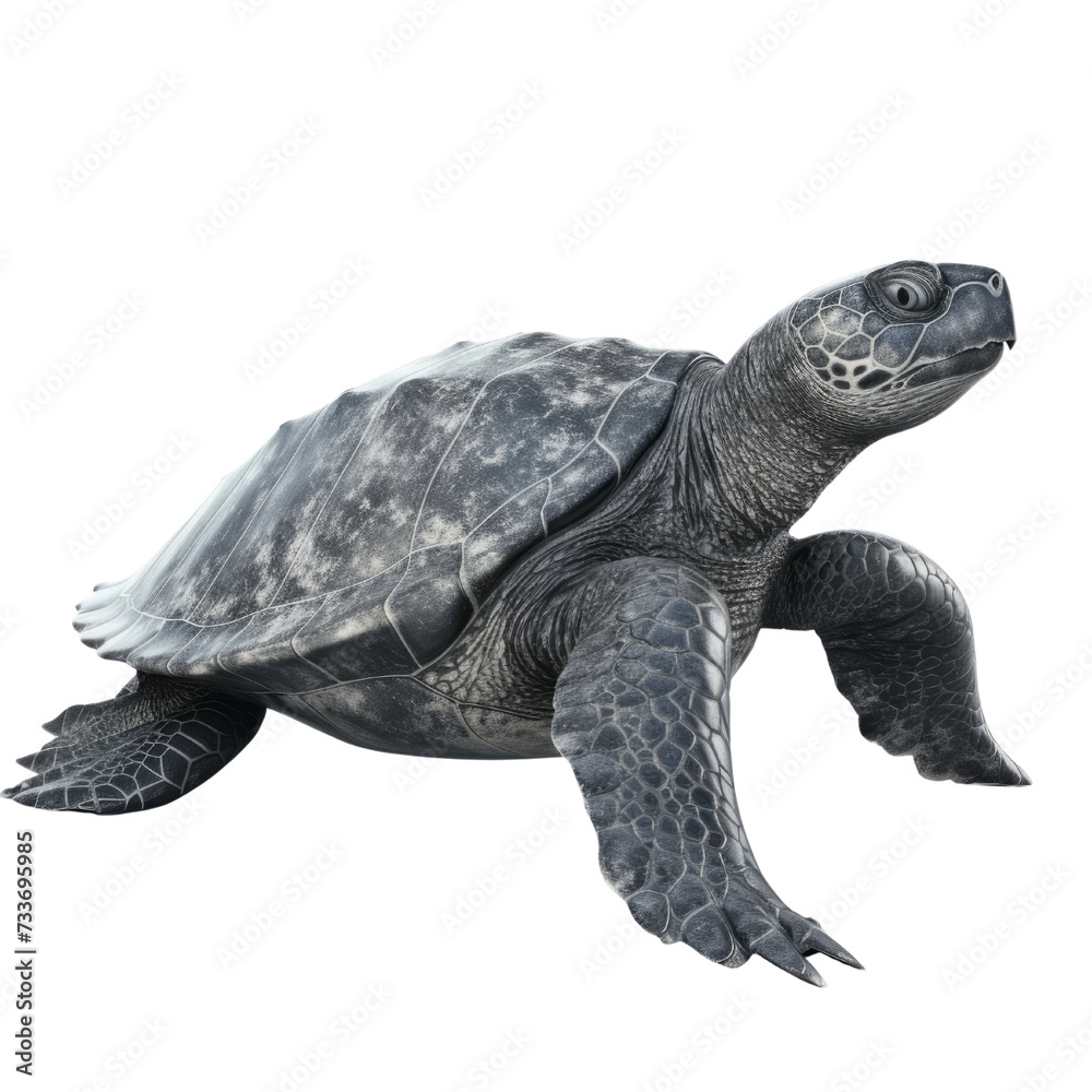 Fototapeta premium Leatherback Sea Turtle PNG Cutout, Generative AI